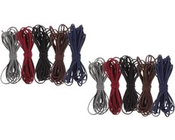 ABOOFAN 10 Stuks elastische draad rubberen band nylon rijgdraad haar juweel armbanden haar linten sieraden kralen koord armband maken koord Koreaanse versie kralen draad touw Hoofdband