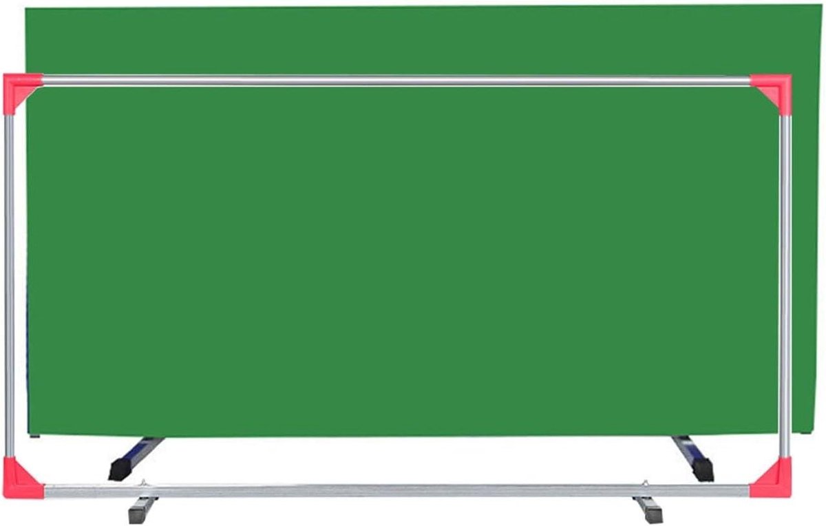 Tafeltennis barrière - Bal trainer - Bal controle - Snelle montage - 140 x 75 cm - Groen