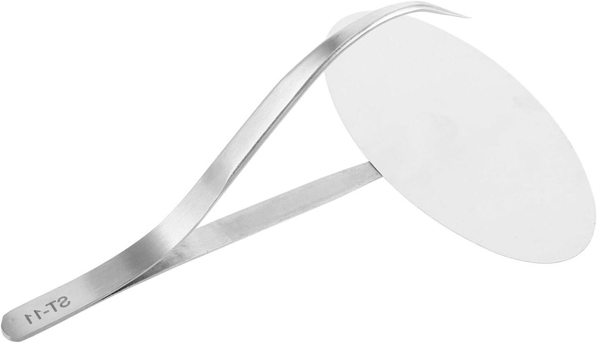 Dompel Tang - Glazuur Klem - Keramiek Afwerken - Roestvrij Staal - 14.5 cm - Zilver