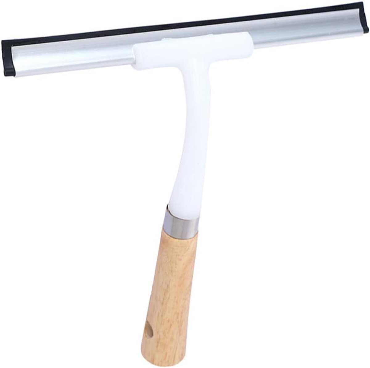 Houten Raamwisser - Glasreiniger - Ramen Schoonmaken - Ergonomische Handgreep - 22 cm - Diverse