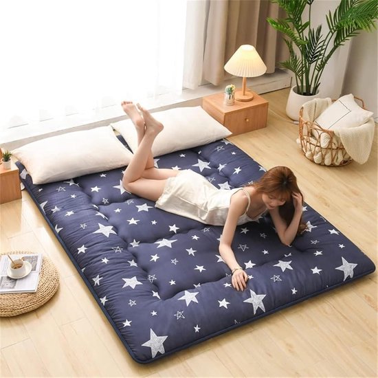 Oprolbare Matras - Vloermatras Futon - Comfortabel Slapen - Gelijkmatige Vulling - 120x200cm - Star1 — afbeelding 3
