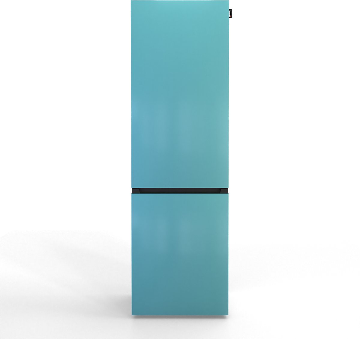 NUNKI LARGECOMBI-ASKY / Combi Bottom Koelkast, E, 198+71l, Gloss Sky Blue (ALL sides)