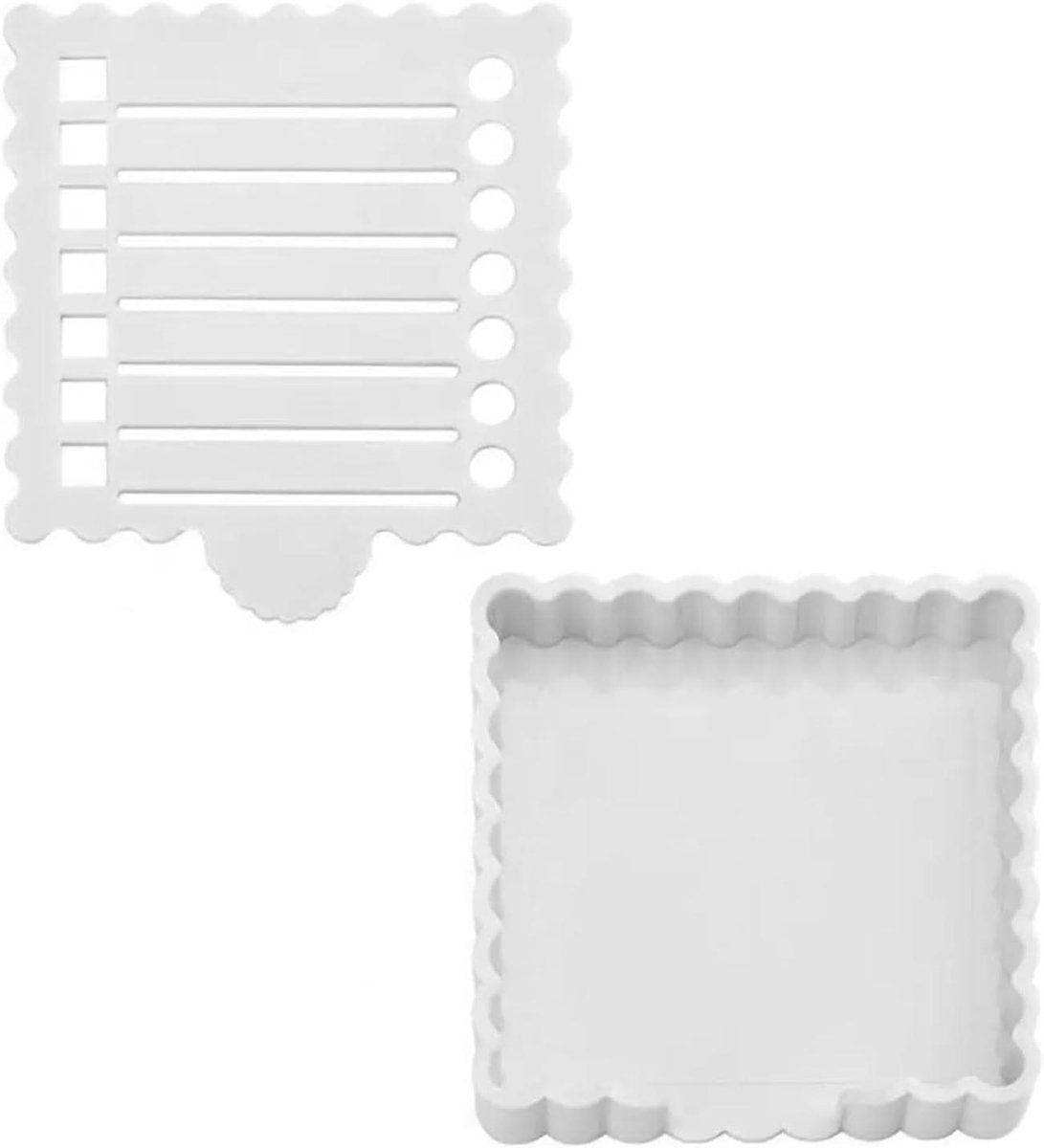 Notitie Organizer - Sticker Houder - Bureau Organisatie - Compact Ontwerp - 4 Stuks - Wit