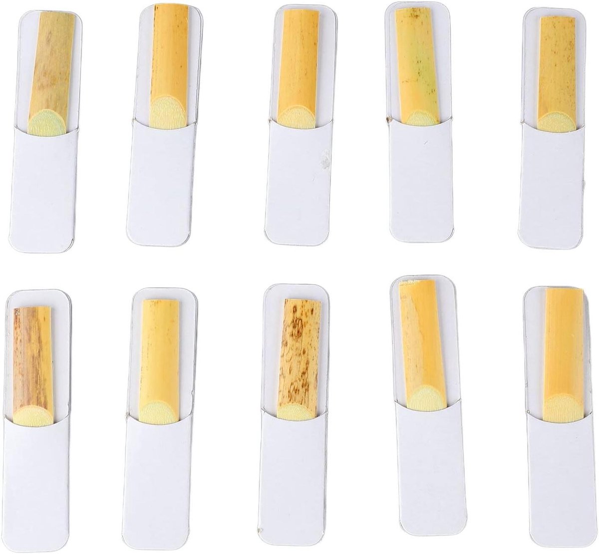 Klarinet Rietjes - Saxofoon Riet - Muziek Maken - Consistente Klank - 10 Stuks - Natuurlijk