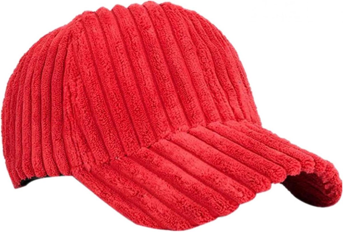 Corduroy Pet - Hip Hop Hoed - Zon Bescherming - Verstelbaar Vizier - One Size - Effenn