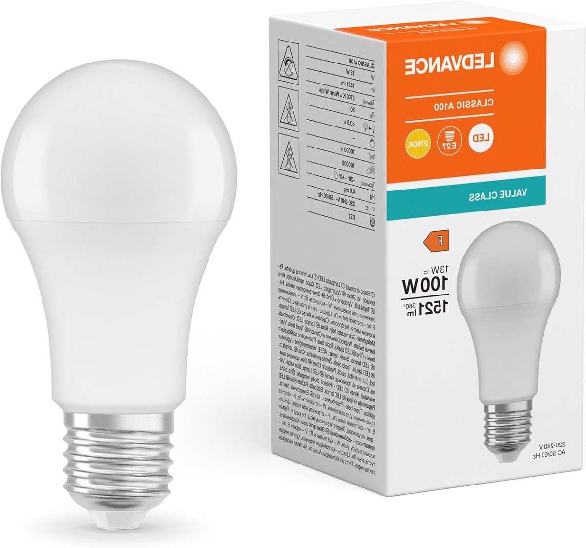 LED Lamp - Gloeilamp - Huis Verlichten - Warm Licht - 118 x 60 mm - Mat