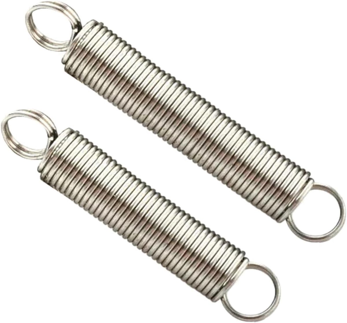 bankveren vervanging, trekveren, 5 stuks draaddiameter 0,6 mm met gesloten ring, buitendiameter 6 mm cilindroïde spiraalvormige terugtrekexpansieveren, lengte 20-120 mm optioneel, 0,6x6,0x40 mm (Colo