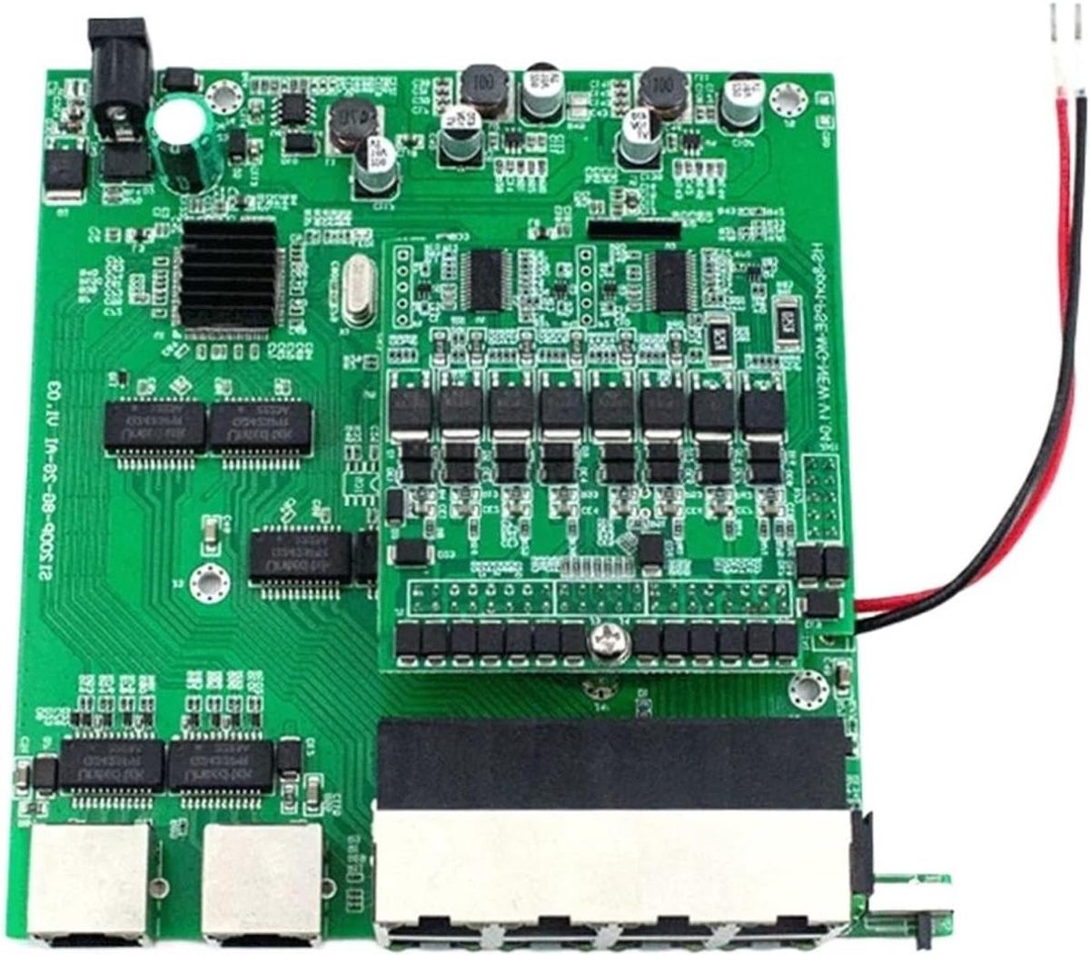 Netwerk Switch - Ethernet Hub - Internet Delen - 10 Poorts Gigabit - 48V - Zwart
