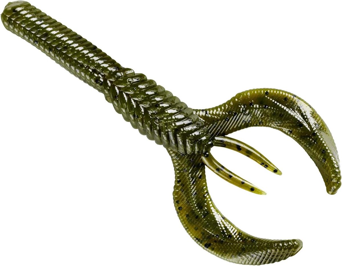 Zwem Baits - Kruipend Kunstaas - Vissen Vangen - Natuurlijke Actie - 9.5cm - Groen Pompoen