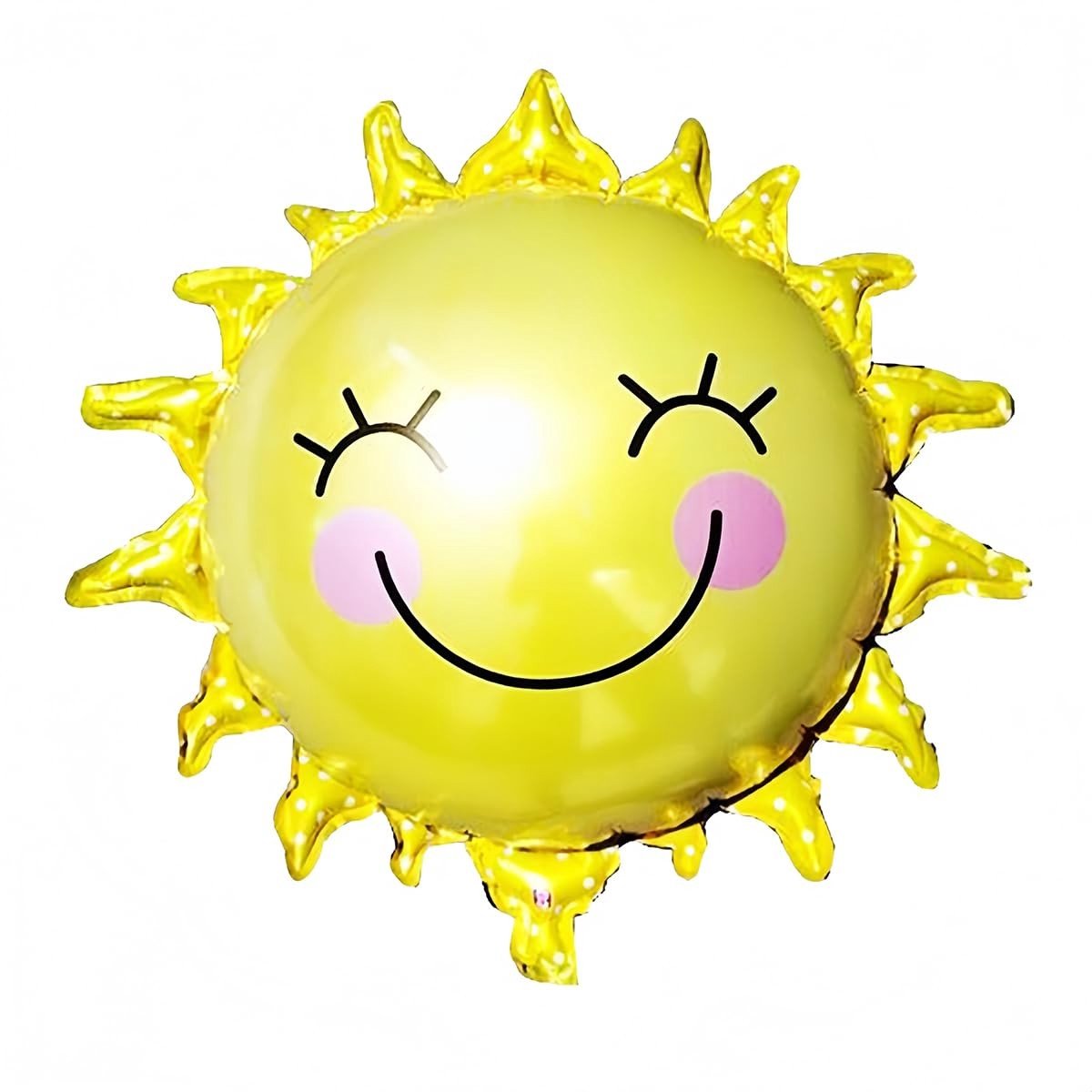 Jhubersproducts - Zonneballonnen - Aluminiumfolie - Feestdecoraties - Geel - Verjaardagsballonnen - Geschikt voor Feestjes - 5 Stuks