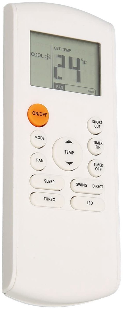 Cosensi - Dailygoods - Dailygoody - Universele afstandsbediening - Vervanging voor airconditioning - Handzaam formaat - Ideaal voor thuis - Geschikt voor diverse merken -