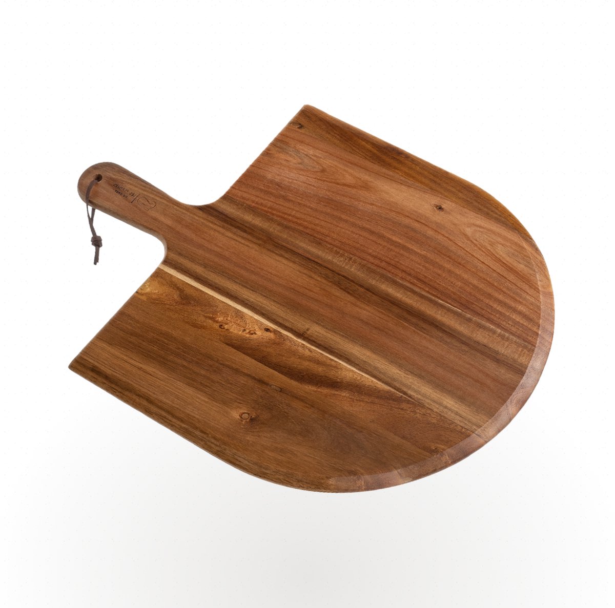 Les Plaisirs du Chef - Extra grote Pizzasschep uit Premium Acaciahout (54,6 x 39,9 cm) – Ideaal om pizza’s te bereiden, als serveerplank of borrelplank