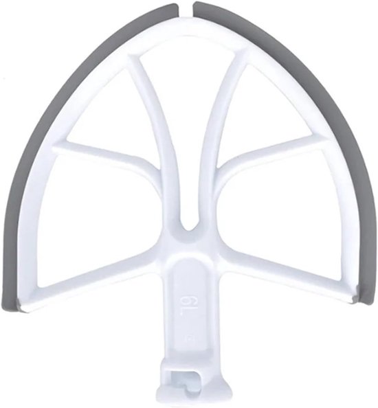 Mixer Opzetstuk - Flexibele Rand - Thuis Bakken - Veegt Wandresten - 17 x 185 cm - Wit Grijs — afbeelding 5