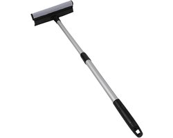 Ruitenreiniger - Trekker Glas - Auto Ramen Wassen - Telescopisch Verstelbaar - 77 cm - Zwart