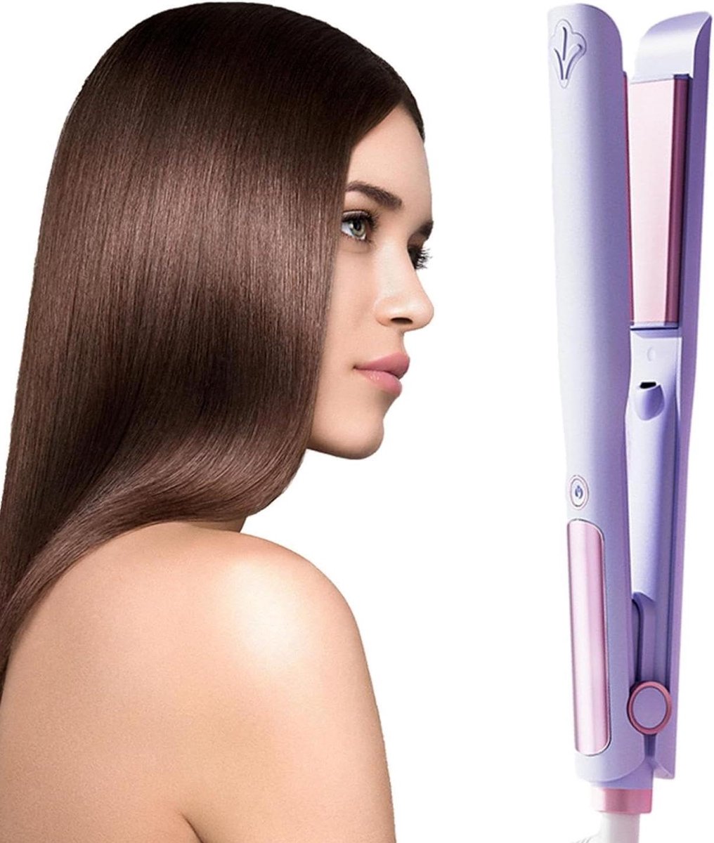Haarstyler Stijltang - Krultang Stijltang - Dagelijks Gebruik - Dubbele Functie Styling - 35.5 cm - Zwart