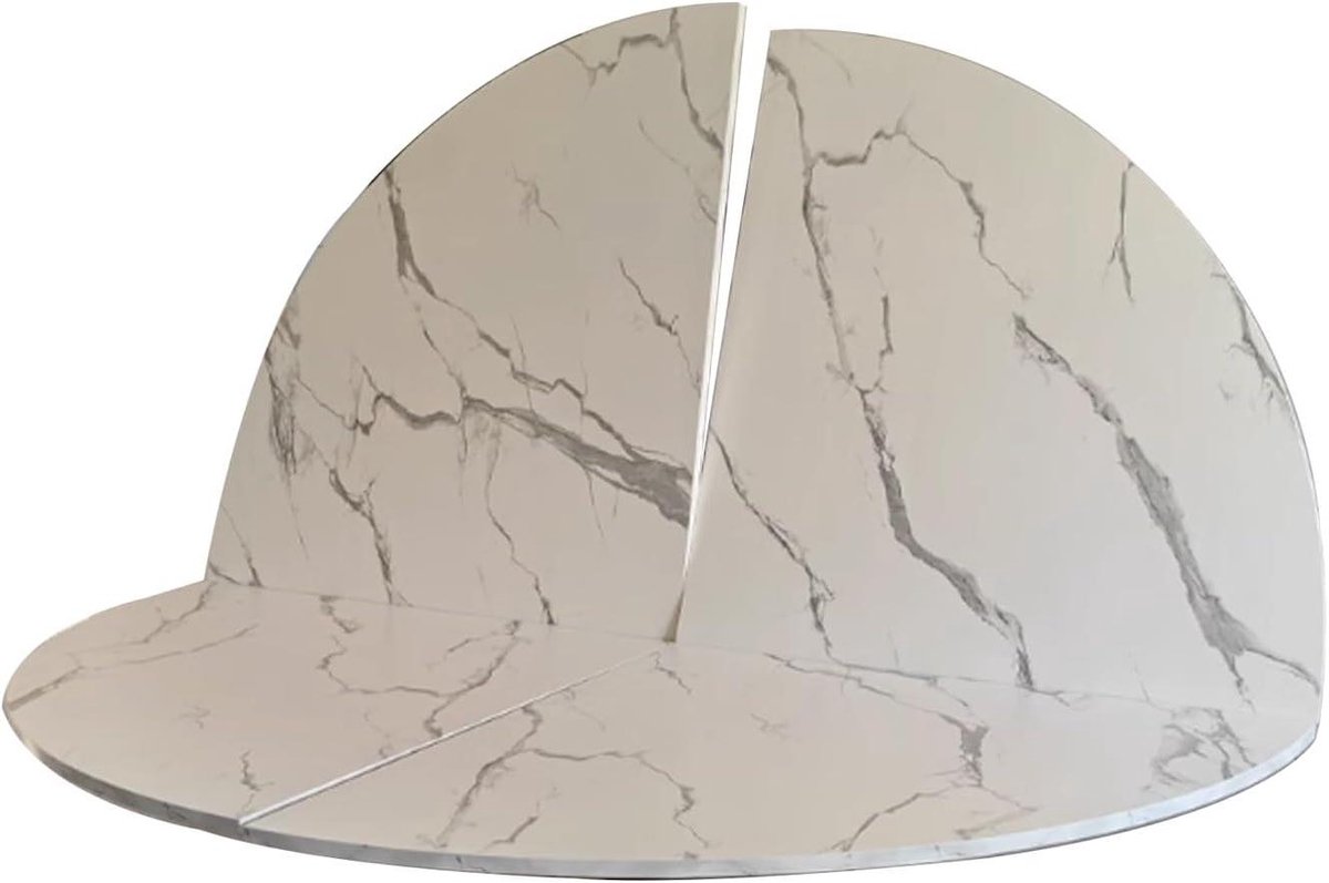 Opvouwbaar Tafelblad - Rond Blad - Extra Ruimte Creëren - Veilig Vaste Gesp - 120-240 cm - Meerkleurig