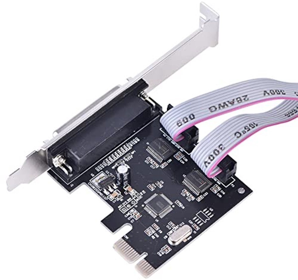 Dailygoods - PCIe Kaart met RS232 en Parallelle LPT Poort