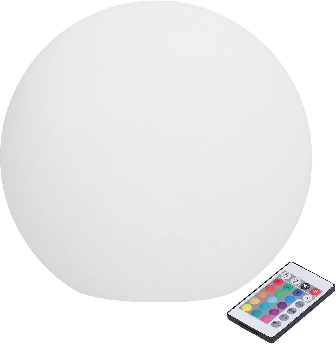 Dailygoods - Dimbare LED Ronde Lamp met 16 Kleuren en Afstandsbediening