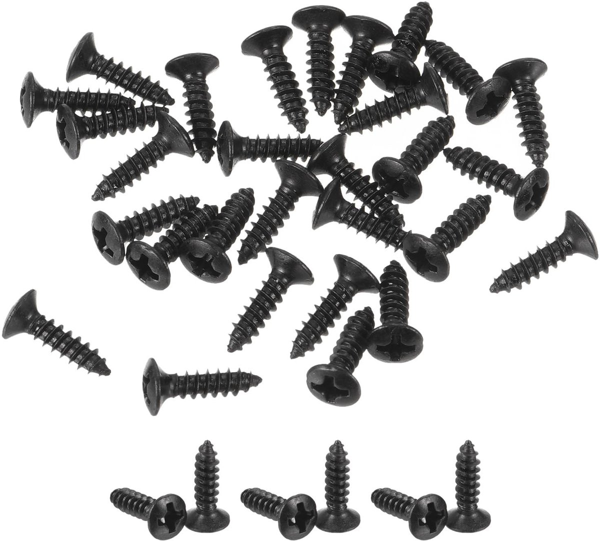 Dailygoods - 25 Stuks Elektrische Gitaar Slagplaat Schroeven 3MM Brons