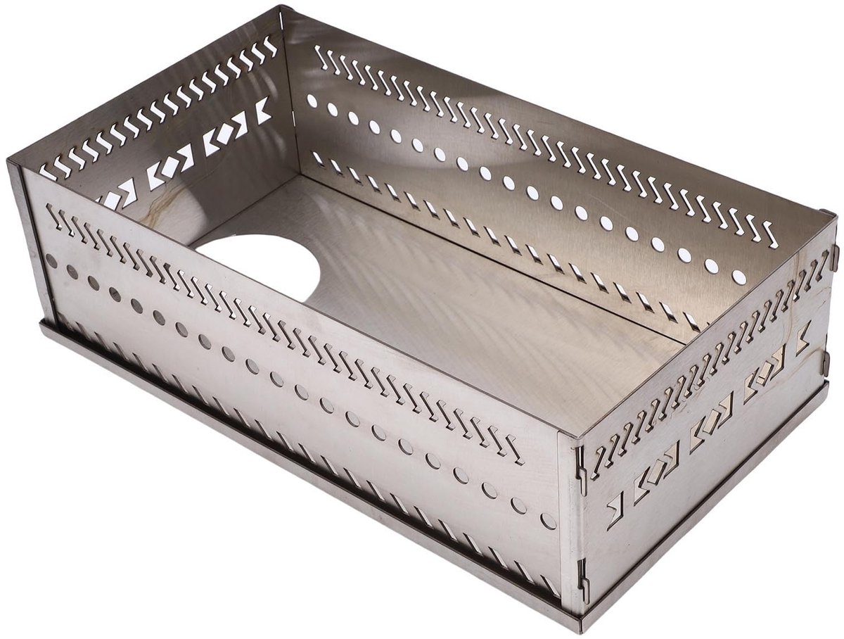 Dailygoods - Roestvrijstalen Sauna Stenen Houder met 50 kg Capaciteit