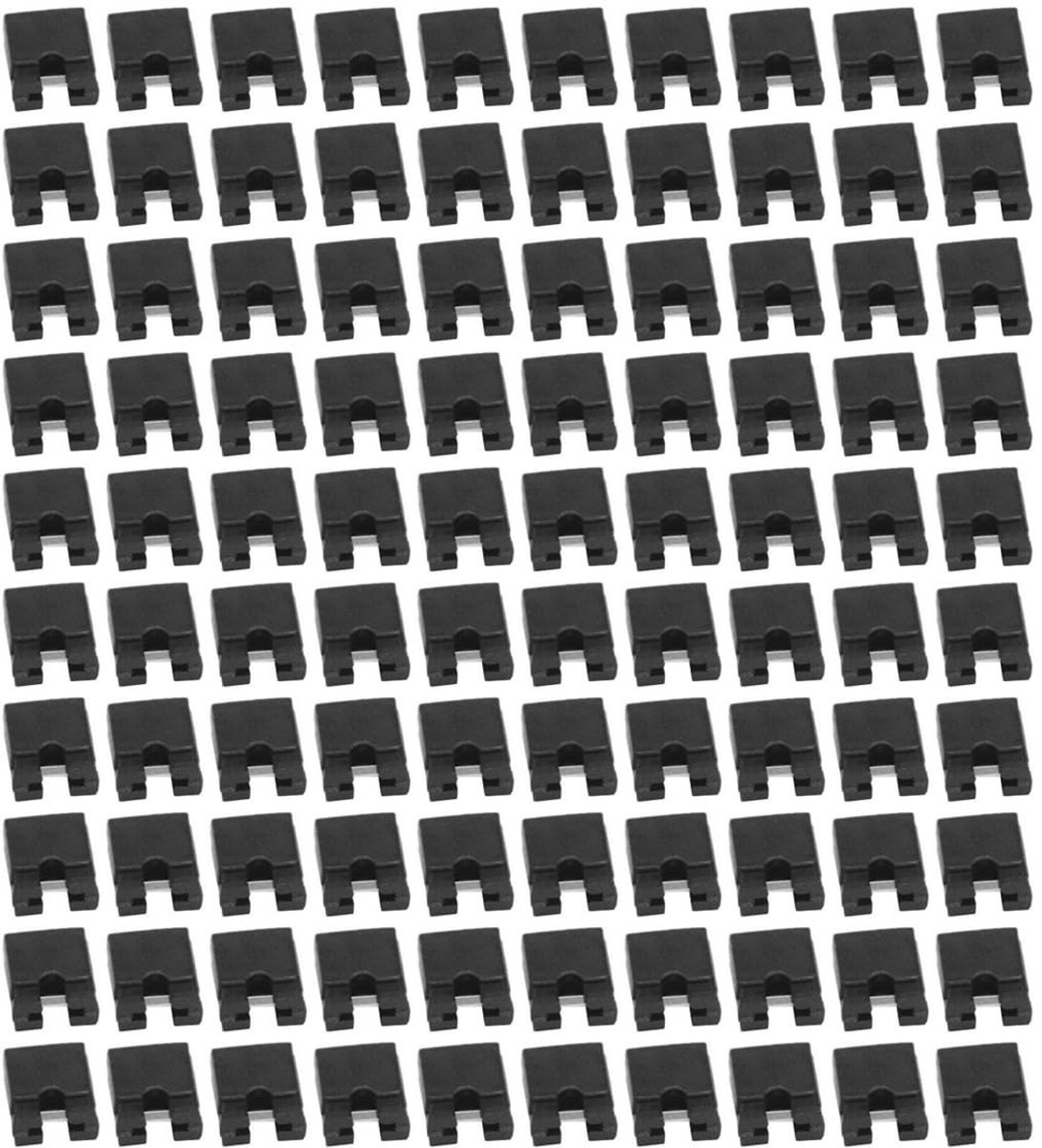 Dailygoods - 100 Stuks Standaard Jumper Doppen voor Kortsluitverbindingen