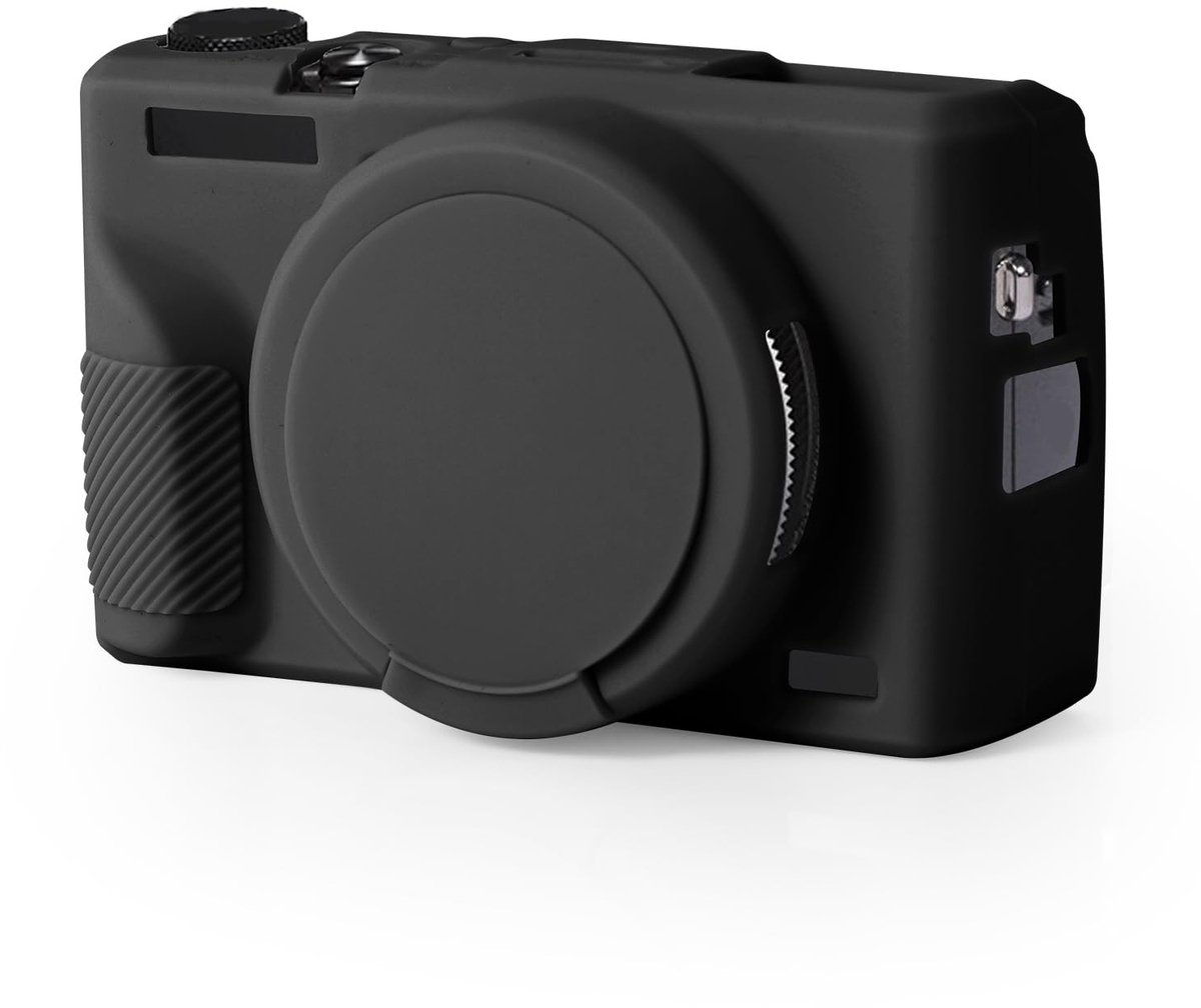 Dailygoods - Siliconen Cameratas voor Digitale Camera's, Zwart