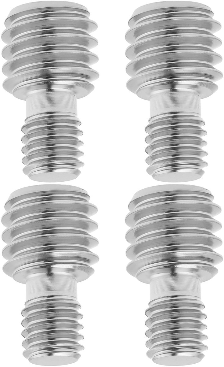 Dailygoods - 4 Stuks Mannelijke Adapter Schroeven voor Statief