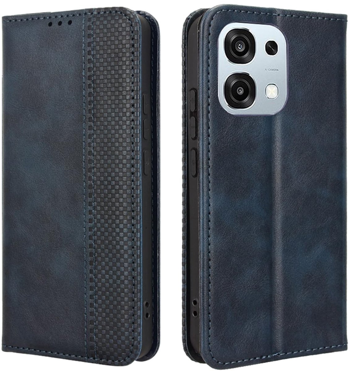 Dailygoods - Premium PU Leather Folio Hoesje voor OPPO A6 Pro 5G