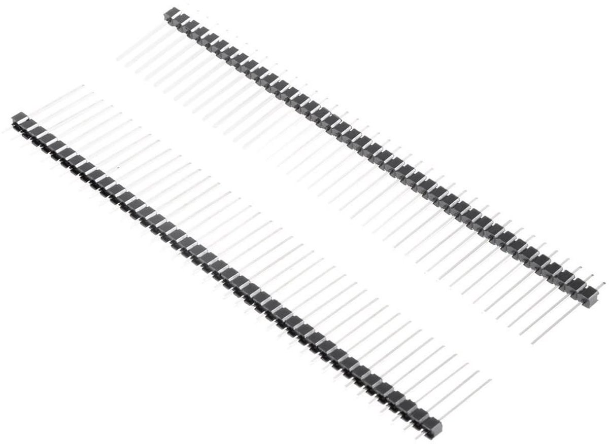 Dailygoods - 30 Stuks 2.54mm Pitch 40-Pin Connector Pin Header Strip