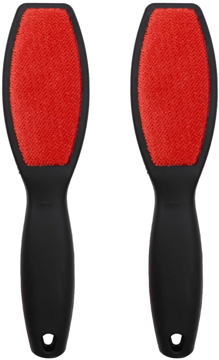 Dailygoods - 2-Pack Dubbelzijdige Pluizenborstels voor Kleding en Tapijten