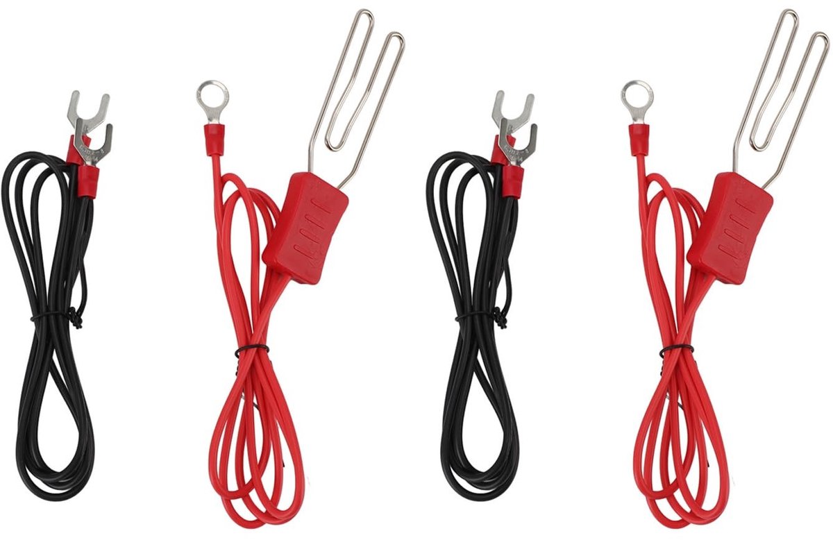 Dailygoods - Set van 2 Roestvrijstalen Haakconnectoren voor Veebezetting