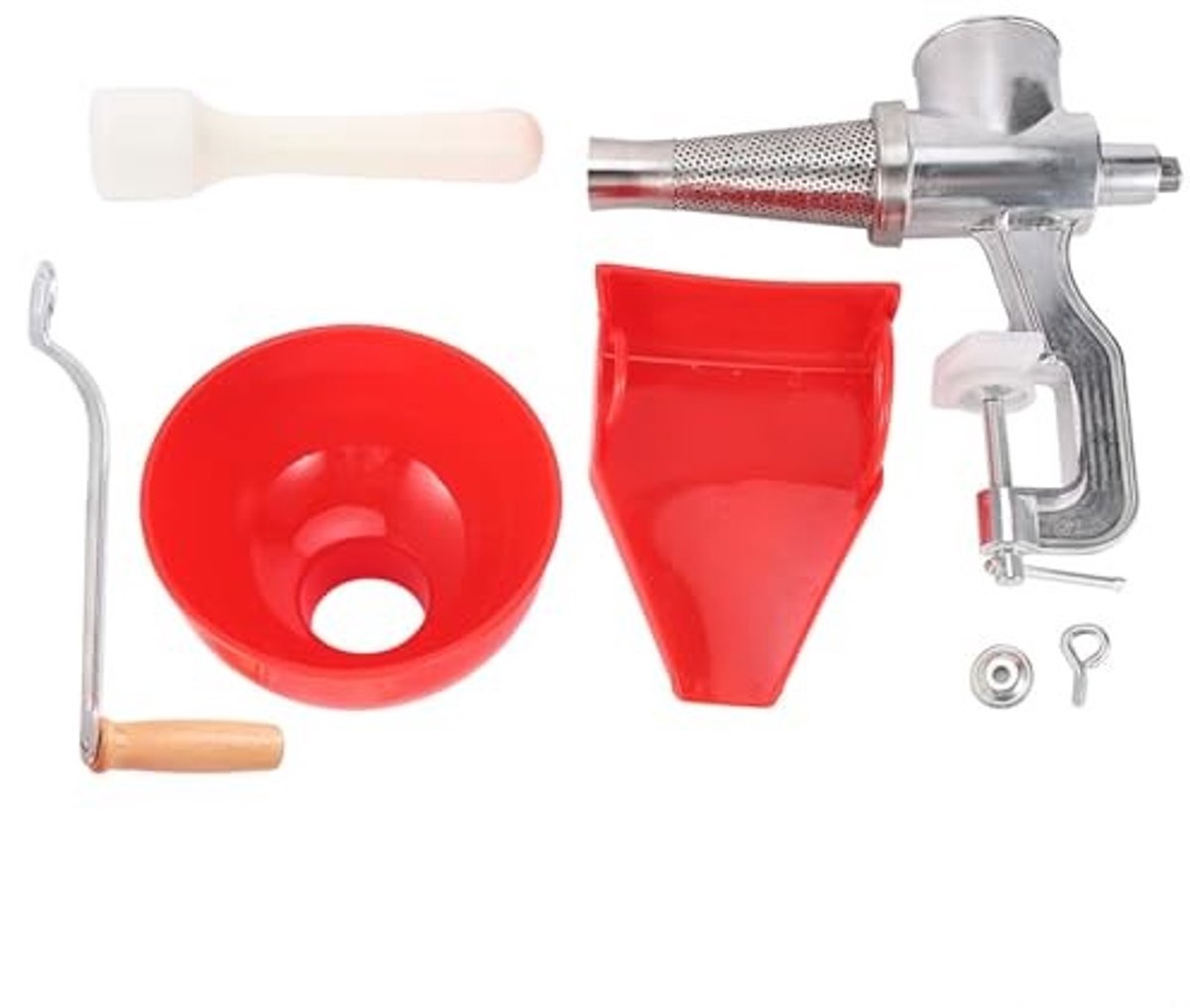Dailygoods - Handmatige Tomatenpers met Roestvrijstalen Filter