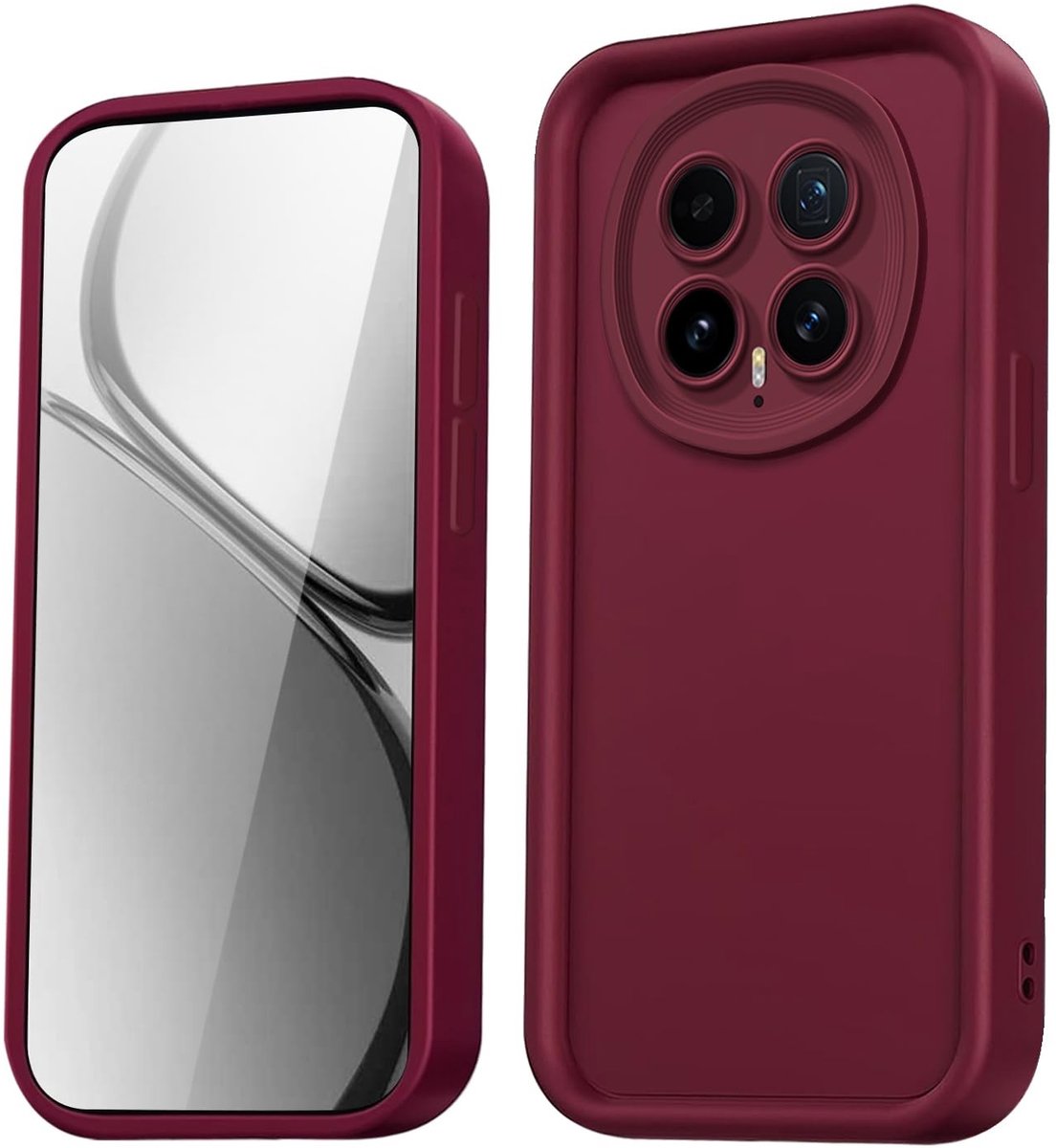 Dailygoods - Siliconen Schokbestendige Hoes voor Honor Magic 8 Pro met Versterkte Hoeken
