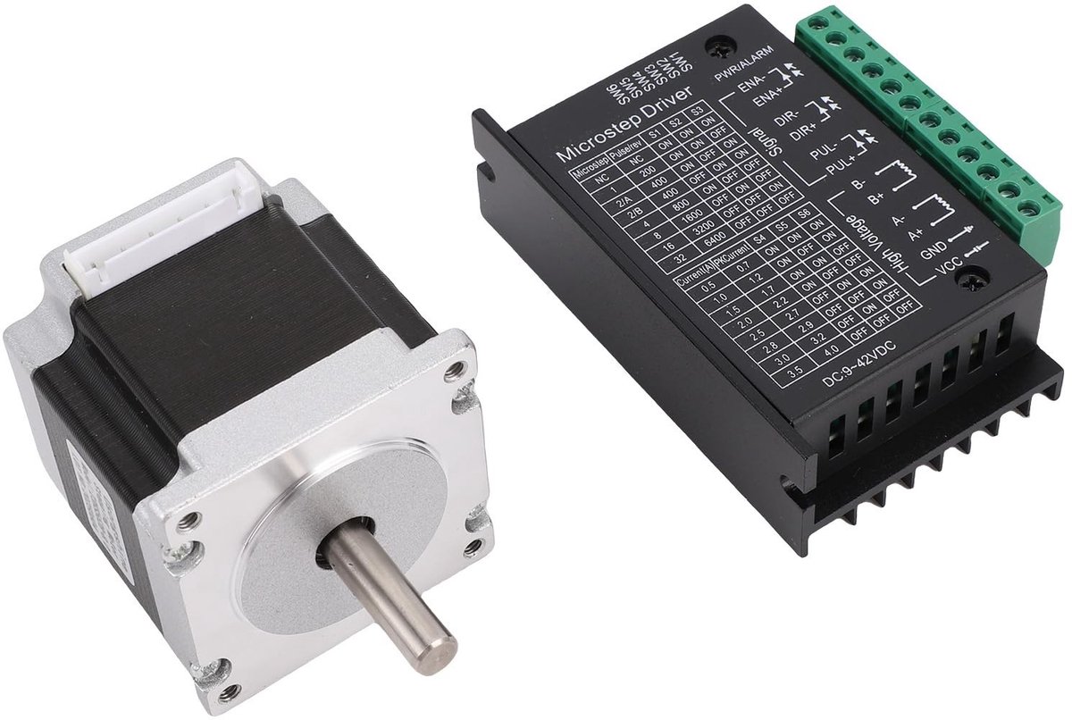 Dailygoods - Nema23 Stappenmotor Driver Kit met 32 Onderverdelingen en Hoog Koppel