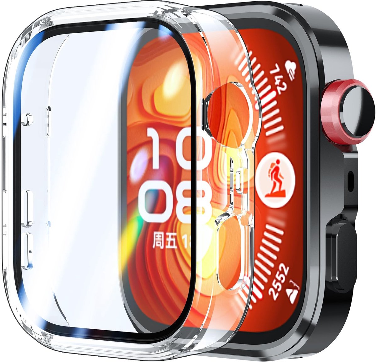 Dailygoods - Beschermhoes voor Huawei Fit 4 Pro met Displaybescherming