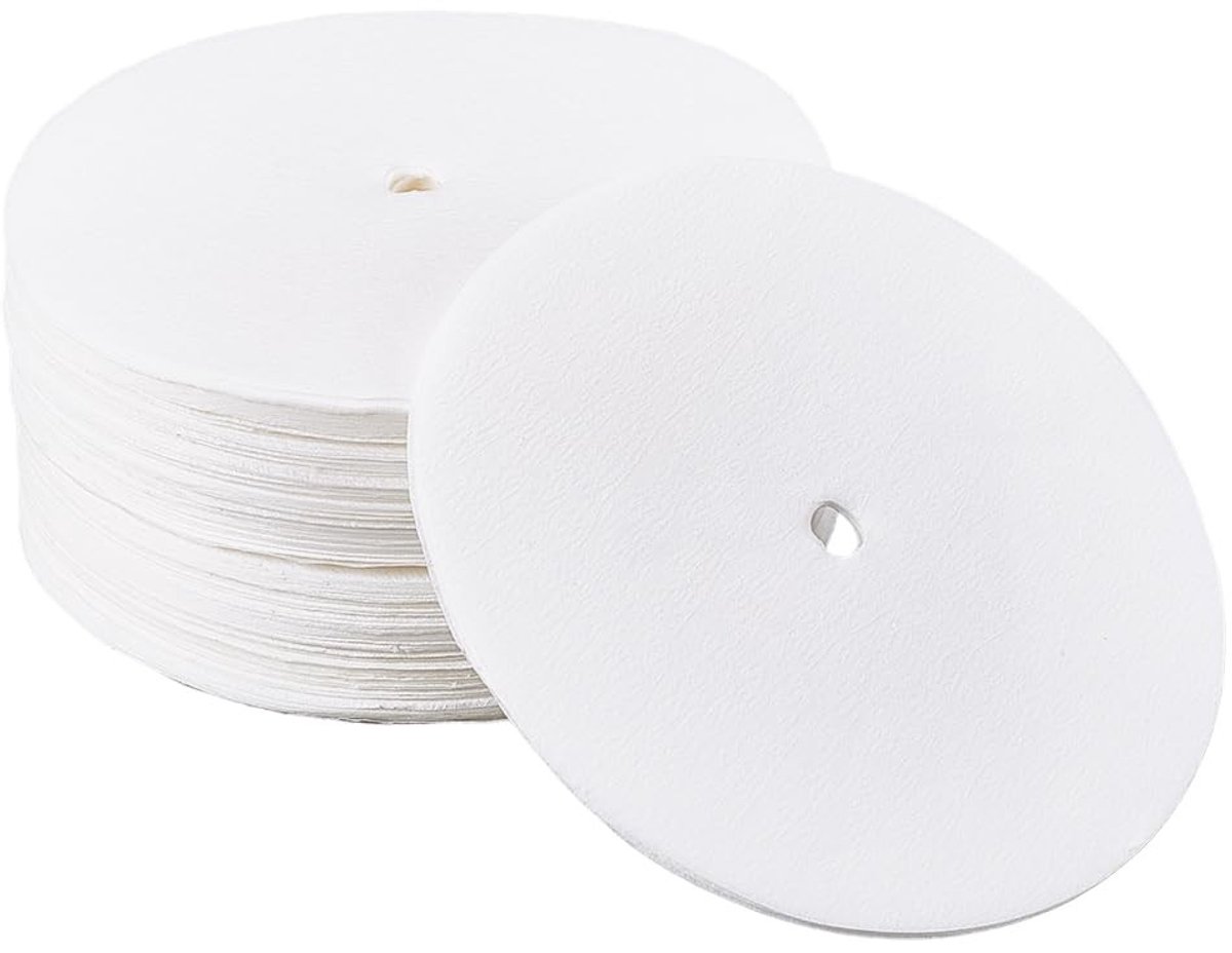 Dailygoods - Ongbleekte Koffiefilters voor Percolator, 200 Stuks
