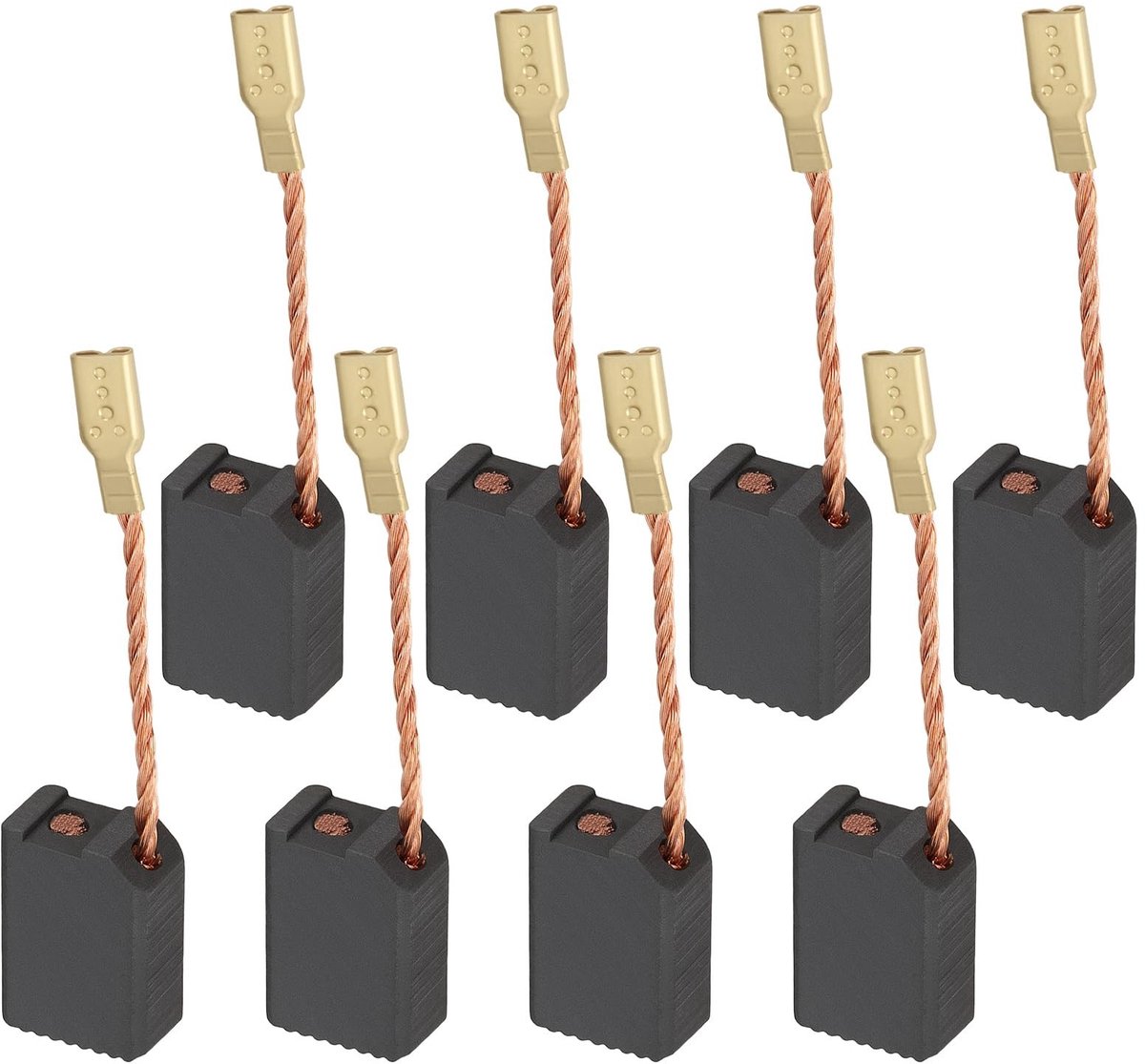 Dailygoods - Set van 4 Paar Koolborstels voor Diverse Gereedschappen