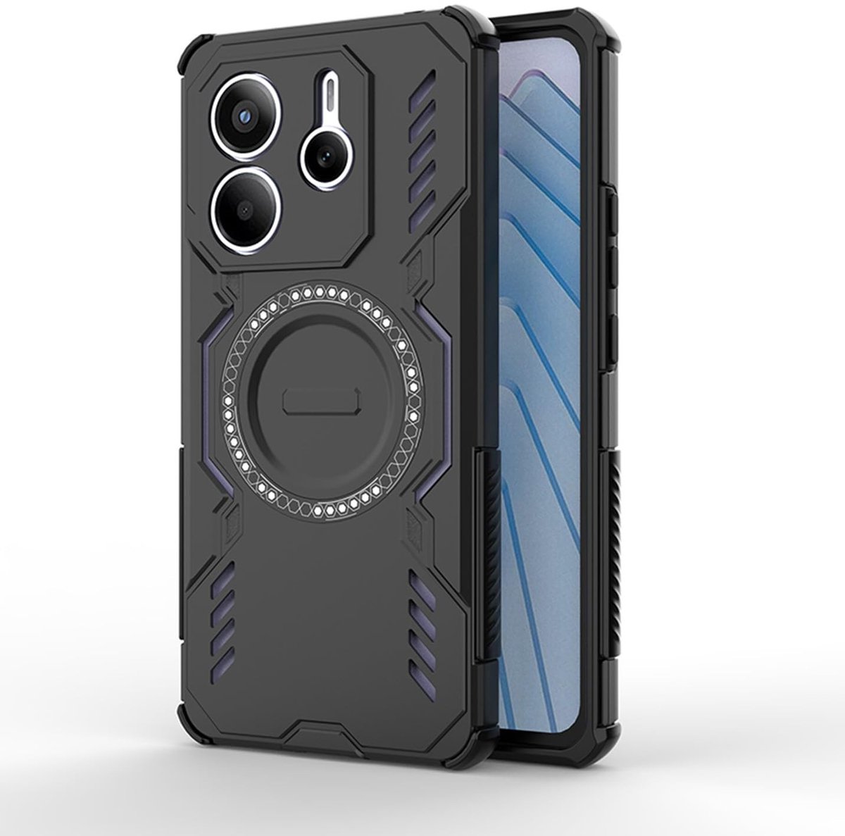 Dailygoods - Magnetische Schokbestendige Beschermhoes voor Smartphone