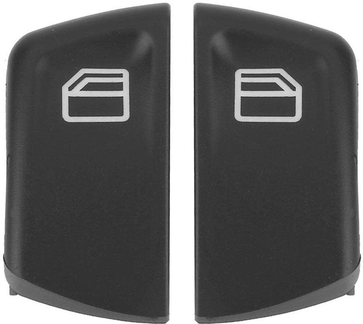 Dailygoods - Dailygoody - Raam Schakelaar Auto - Ruitbediening - Zwart - Zijschakelaar - Geschikt voor Vito Viano Sprinter II - 1 paar