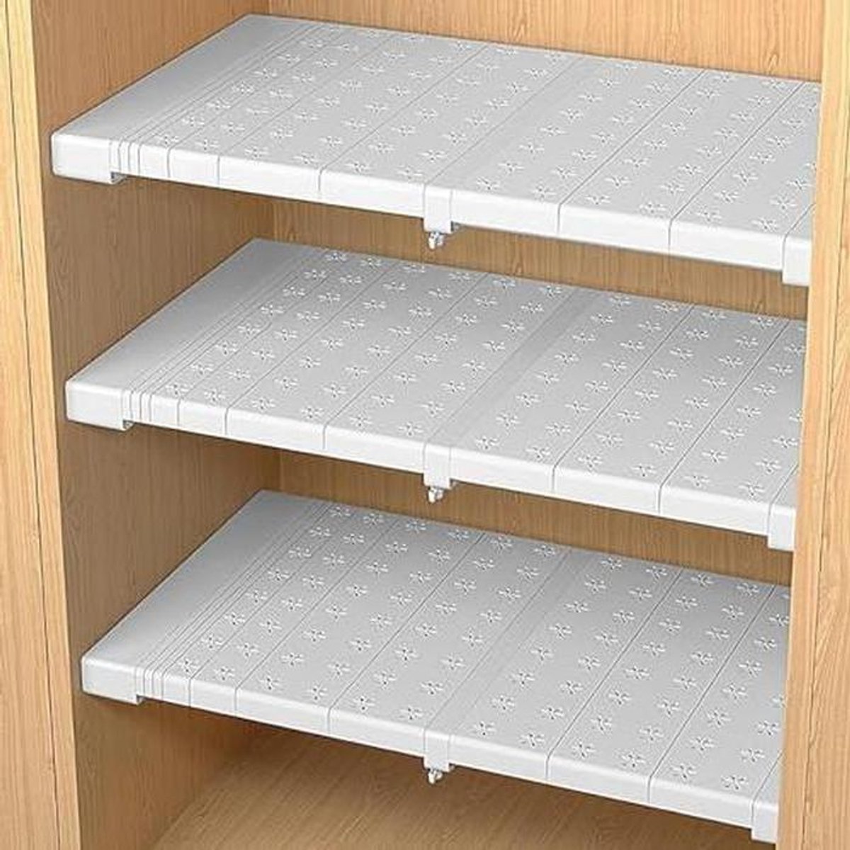 Verstelbare Plank - Kast Divider - Ruimte Besparen - Eenvoudige Installatie - 32-192 cm - Wit