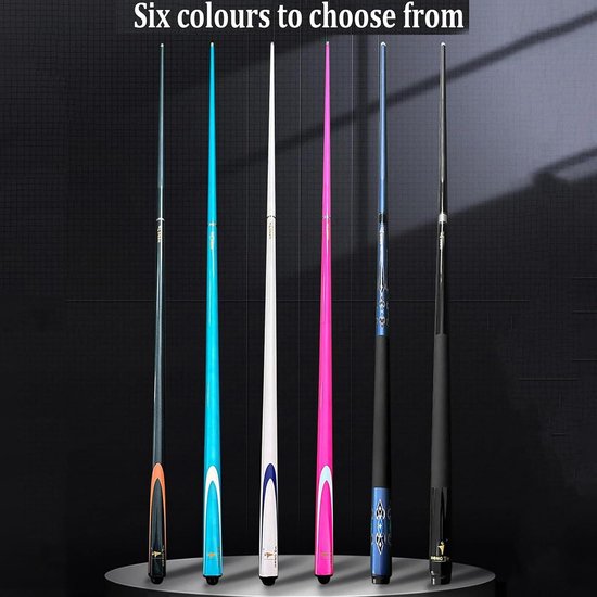 Biljartkeu Koolstofvezel - Poolkeu Snookerkeu - Spel Verbeteren - Antislip Grip Ontwerp - 145 cm - Roze — afbeelding 2