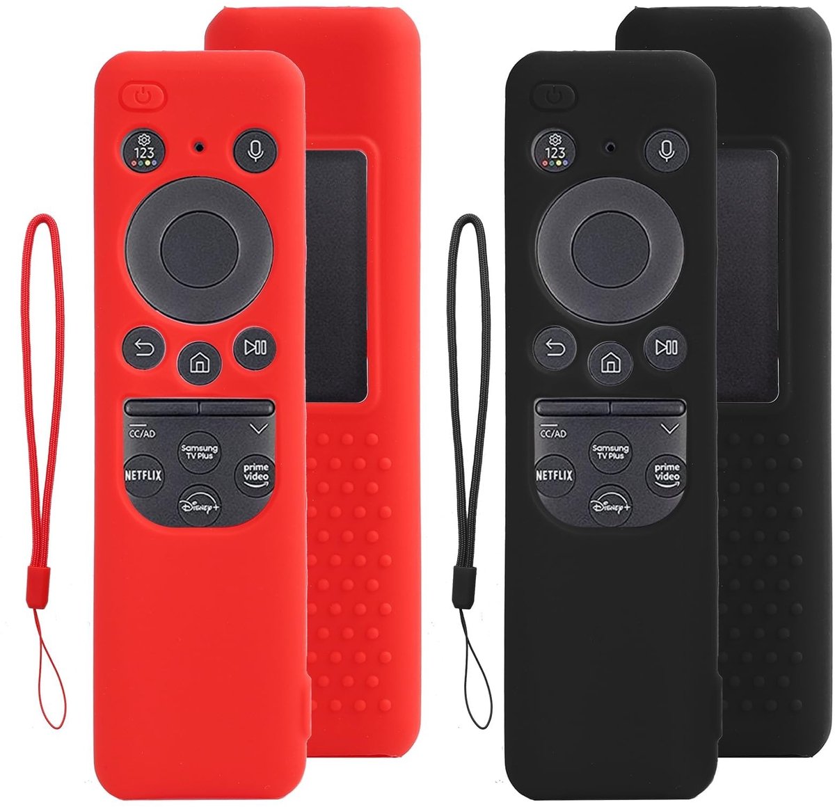 Dailygoods - Set van 2 Siliconen Beschermhoezen voor Samsung Afstandsbedieningen