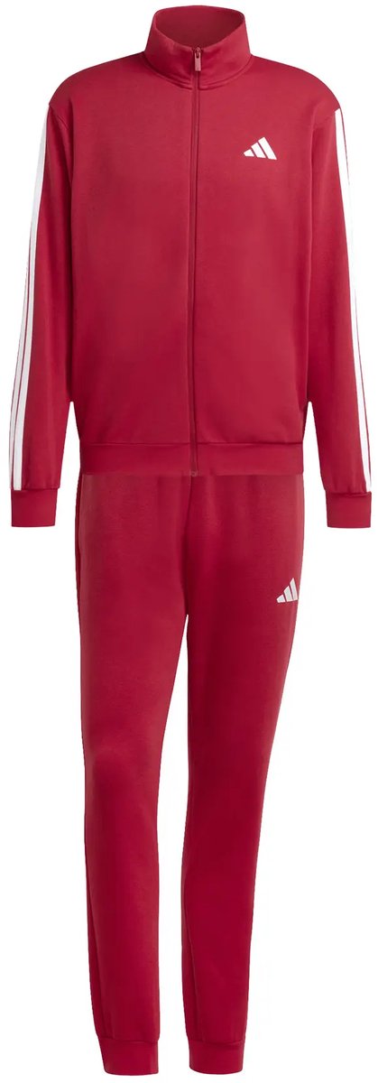 Fleece trainingspak adidas 3-Stripes Wit