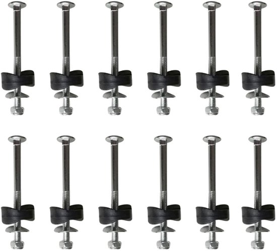 12 stuks trampoline-accessoires, trampoline onderdelen, trampolineschroef, trampoline schroeven, voor de meeste trampolinemerken, beveiliging van het trampolineframe, voor grote en kleine