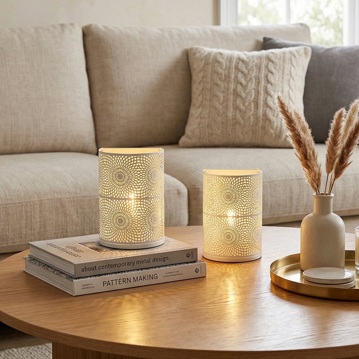 JHY DESIGN Set van 2 Wandlampen op Batterijen – 20 cm – Vintage Metalen Lampen met Zonnebloemvorm en 6-uurs Timer – Woonkamer Slaapkamer en Hal