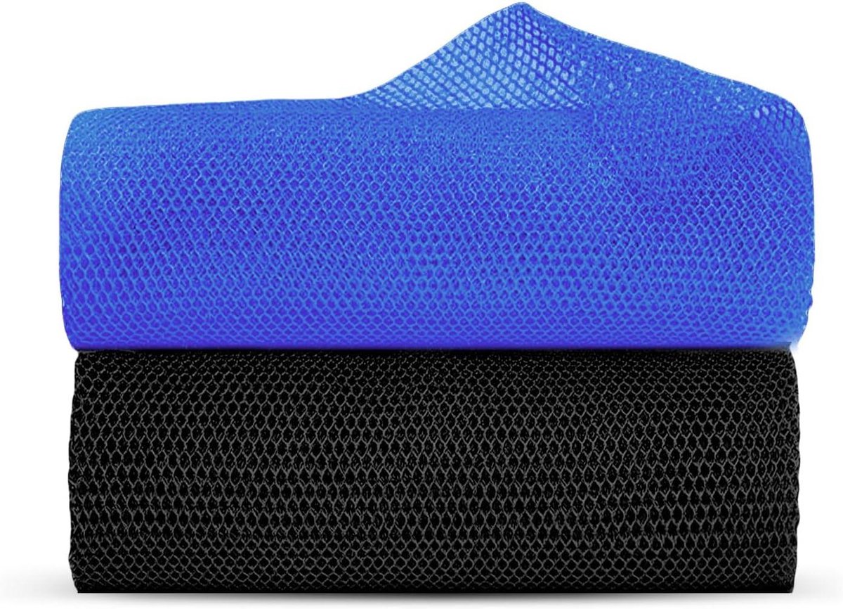 Douchedoek - Badstof doek - Huid reinigen - Dubbelzijdig - 20 x 65 cm - Wit