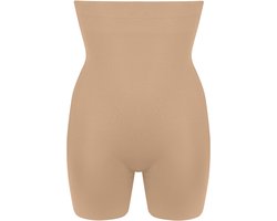 Perfect Secrets Power Shaper Hi-Bermuda Dames Corrigerend ondergoed - Cappuccino - Maat XXL