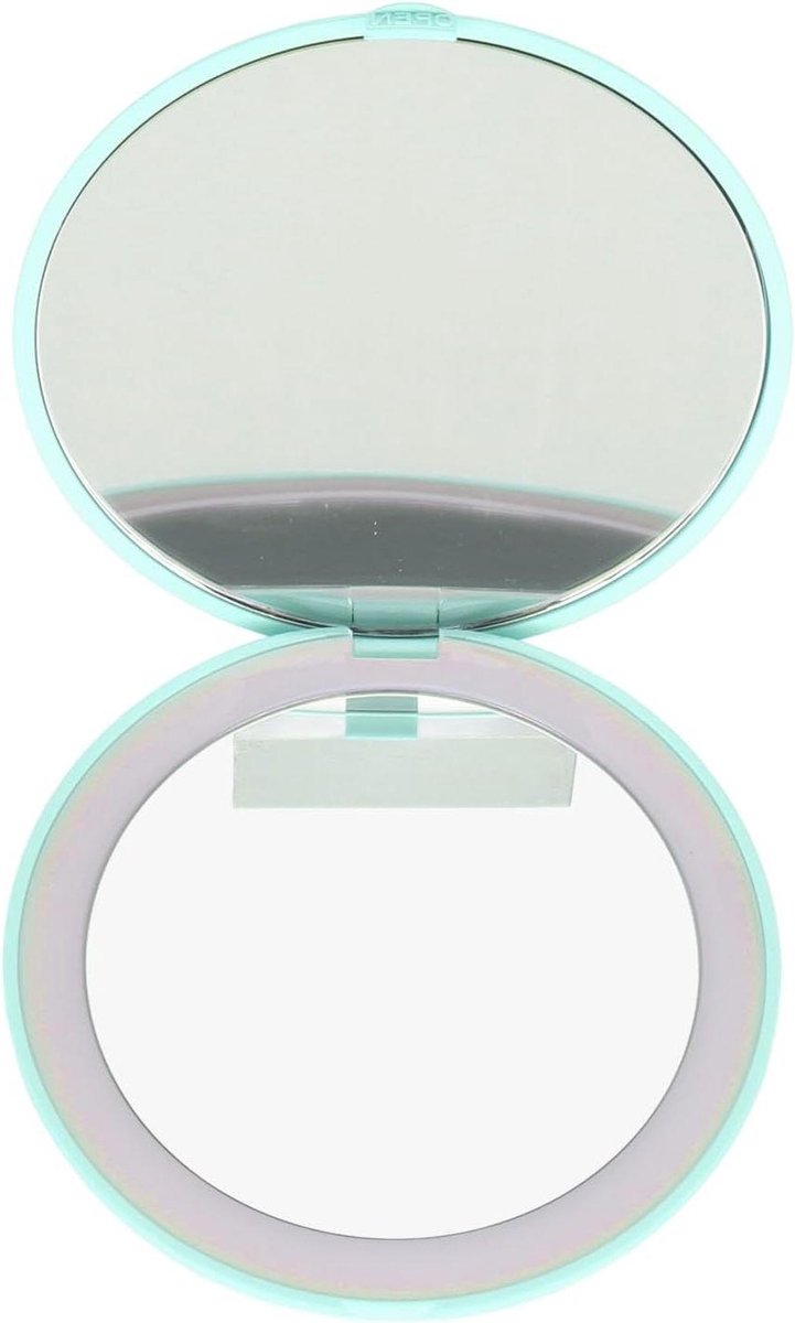 Compacte Spiegel - Make-up Spiegel - Make-up Bijwerken - 10x Vergroting - 35 Inch - Groen