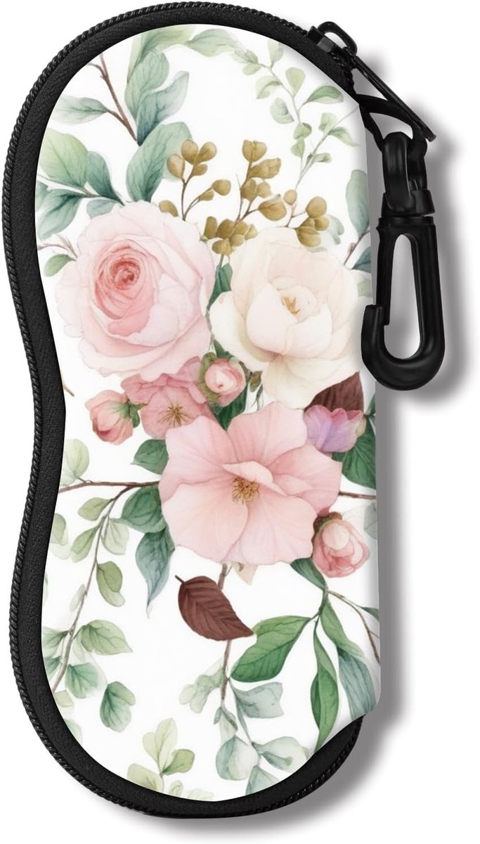 Neopreen Etui voor Zonnebrillen en Brillen met Bevestiging voor de Riem, Geschikt voor Dames en Heren