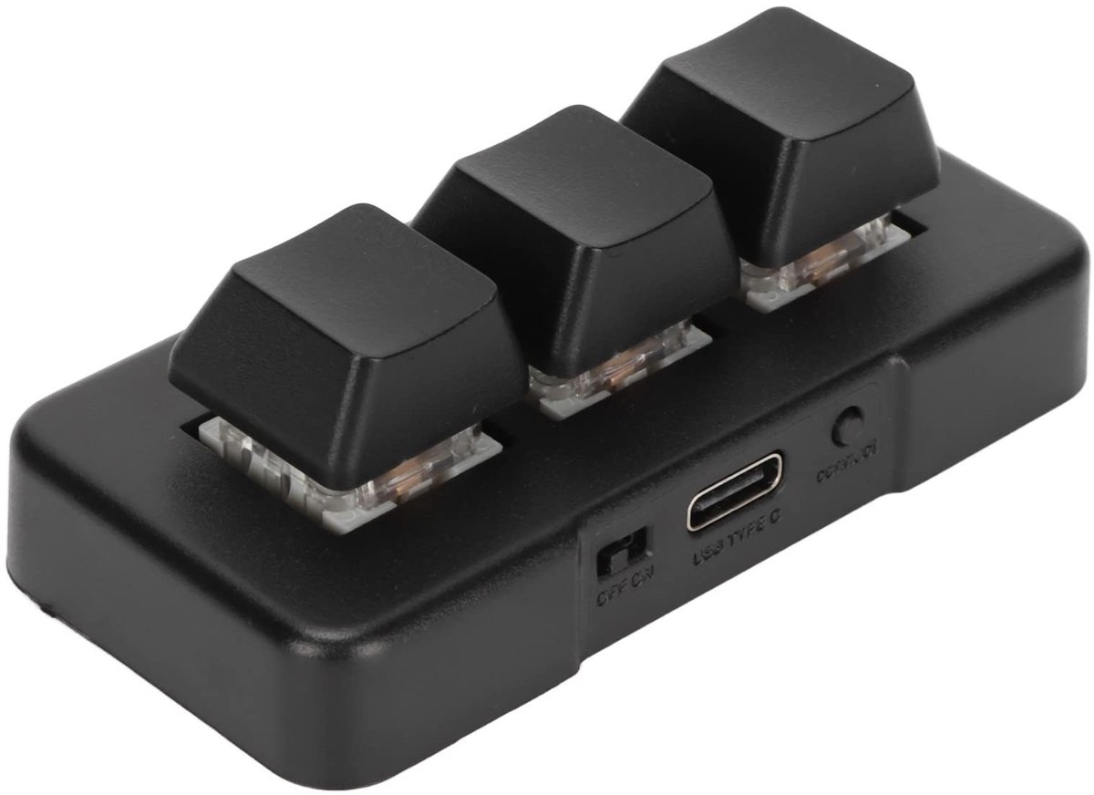 Dailygoods - Dailygoody - Mini-toetsenbord - Draadloos gamingtoetsenbord - Compact ontwerp met RGB verlichting - Programmeerbaar toetsenbord - Geschikt voor g